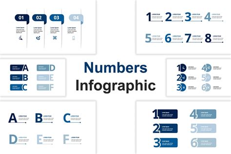 Fancy Number Infographics .